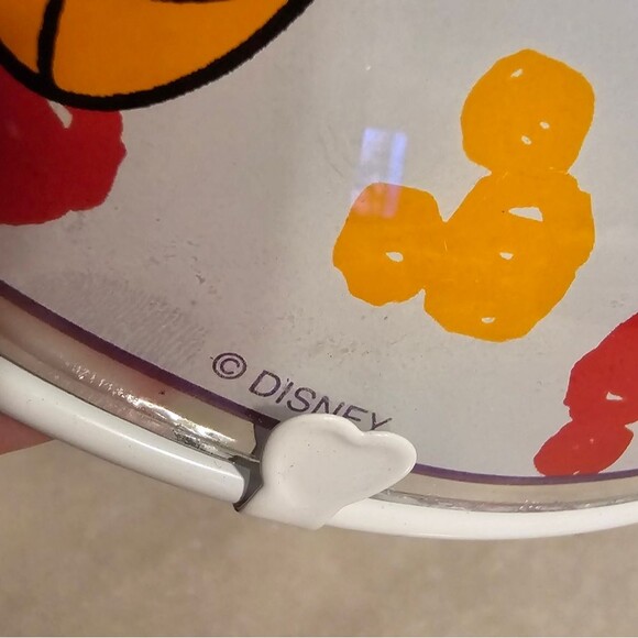 Vintage Disney Mickey Minnie Mouse Glass Panel/metal Table SHADE ONLY - NO LAMP - Picture 7 of 9
